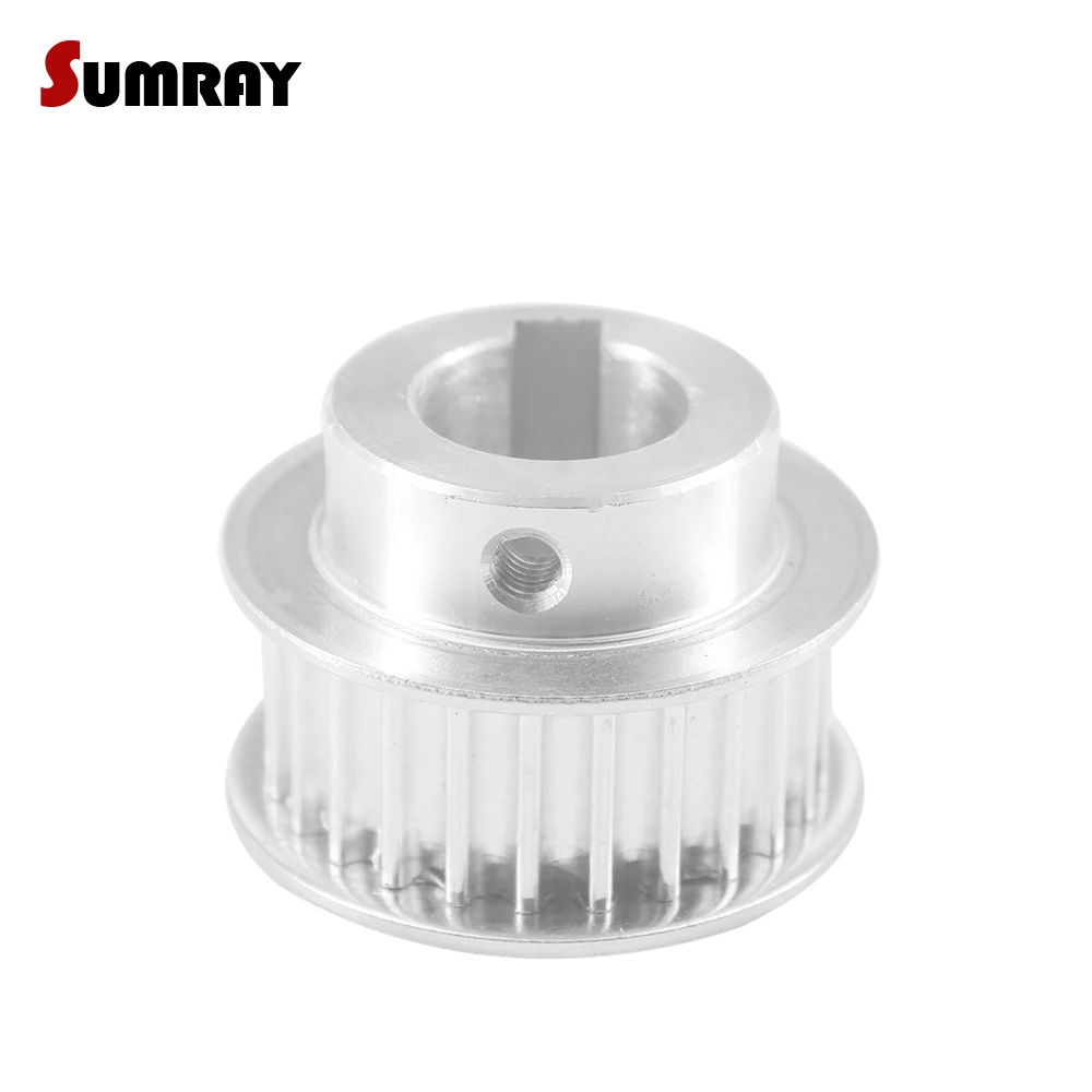 Keyway Timing Pulley 5m 26t 10/12/14/15/17/19mm Bore Keyway Diameter 3