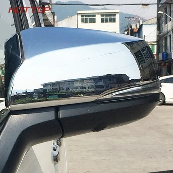 

2Pcs ABS Chrome Door Rear View Mirror Cap Case Cover External Decoration For Toyota Alphard Vellfire 2015 2016 2017 2018