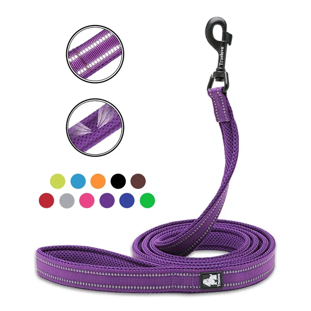 

Truelove 200Cm Dog Lead Leash Nylon Running Reflective Dog Training Leash Outside Pet Leash for Small Large Dogs Correa Perro