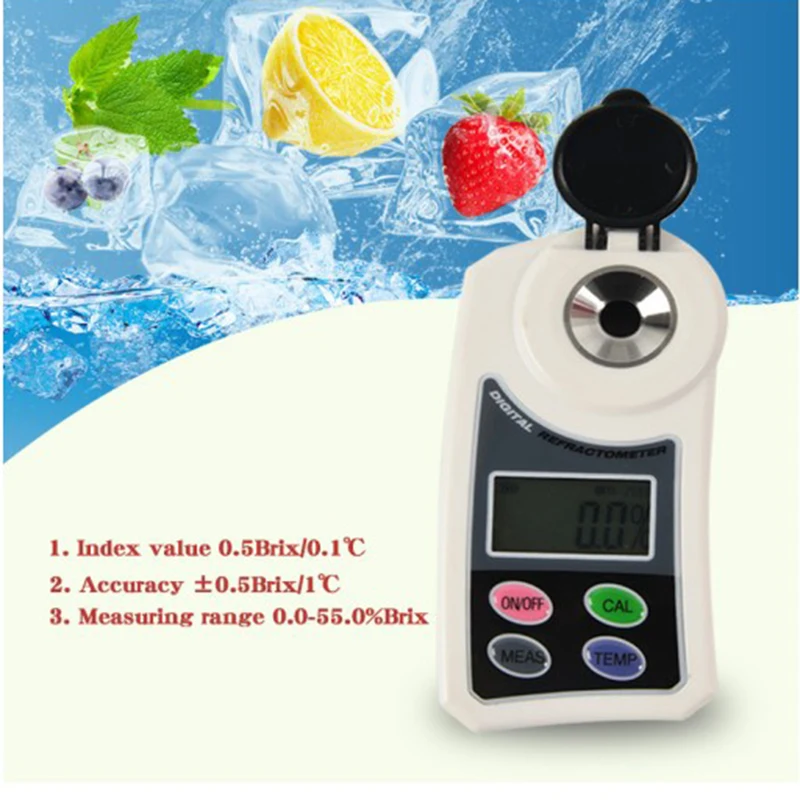 Measurement & Analysis Instruments Tools Digital Refractometer with 0