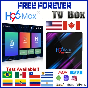 

Lifetime Android 9.0 H96 MAX Smart TV Box Amlogic S905X3 8K 4GB 128GB 64GB 2.4G&5G Wifi 4K Media Playe Andriod TV Set Top Box