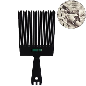 

Extra Big Flattoper Comb Large Wide Fork Flat Combs with Balance Ruler Flat Topper Styling Hair Brushes Hairdressers Tool