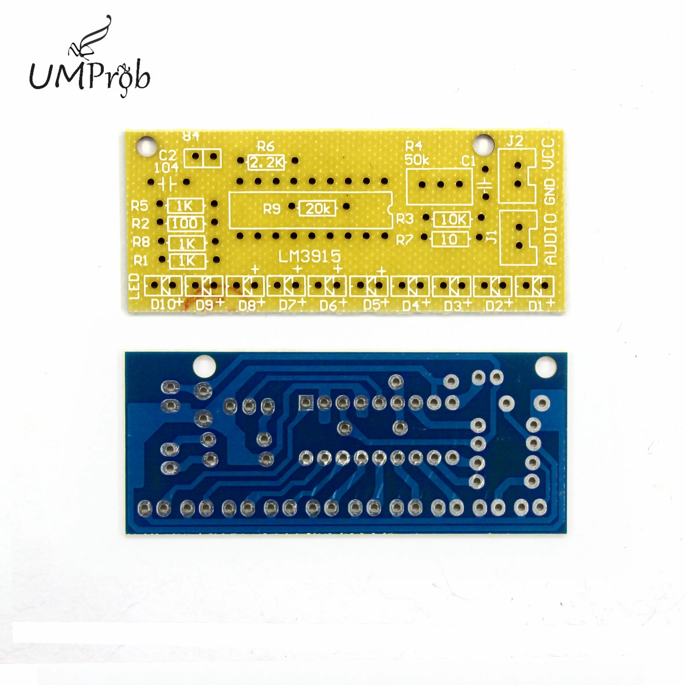 LM3915 10 светодиодный звуковой анализатор спектра набор индикаторов уровня для