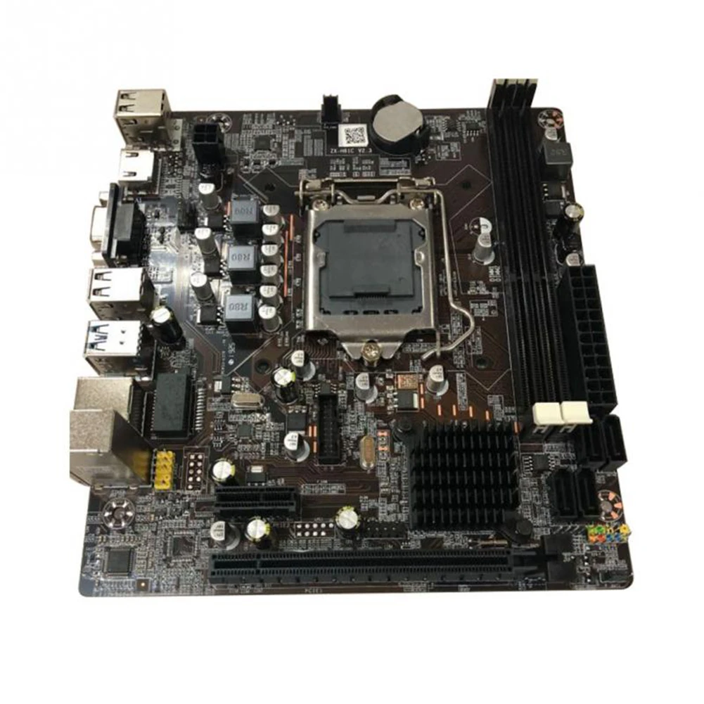 Процессор Intel B75 разъем LGA 1155 Материнская плата mикро ATX 32 ГБ 2 DDR3 1066 1333 1600 USB 3,0 PCI-E для Ксеон Core i3 i5 i7 LGA1155