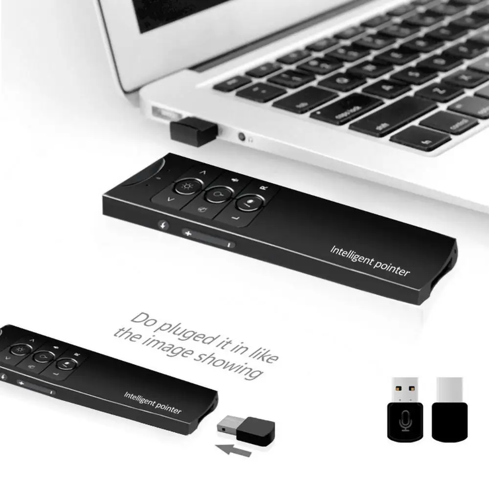 

Multimedia USB Remote Control Laser Pointer Pen T15 Smart Wireless Presenter/ Page-Turner For PPT