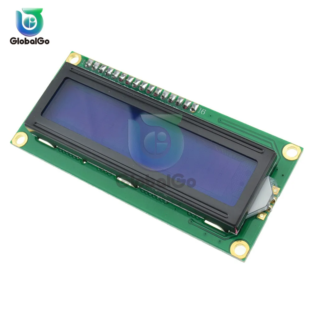 LCD1602 1602 LCD Module Blue Yellow Green Backlight LCD Screen Display With Adapter IIC I2C Interface 5V for arduino