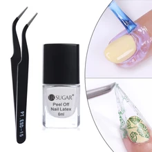 Отшелушивающая жидкая лента Форма Защитный лак для ногтей крем для кожи пальцев белый латексный защищенный клей Легкая очистка лак для ногтей с кусачками