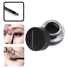 Fexport водостойкая стойкая долговечная подводка для глаз гель с 2 кистями для макияжа глаз