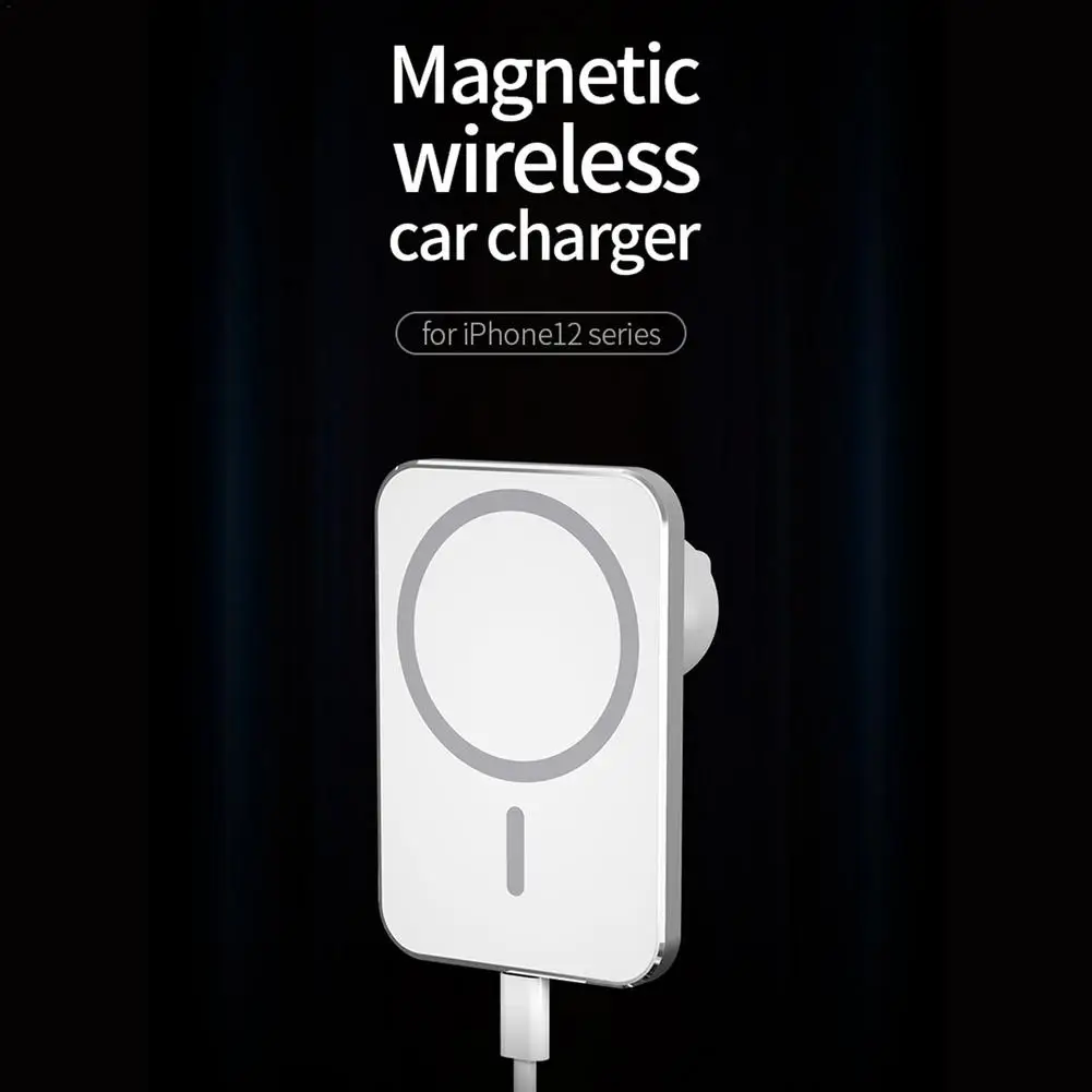 

Magnetic Wireless Charger Car Wireless Chargers For Iphone 15W Fast Charging Magnetic Charger Car Phone Holder Auto Interior
