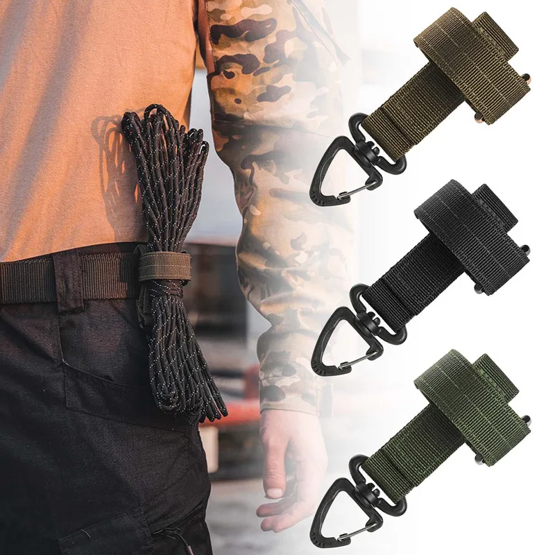 Nylon Glove Hook Military Fan Outdoor Tactical Glove Climbing Rope