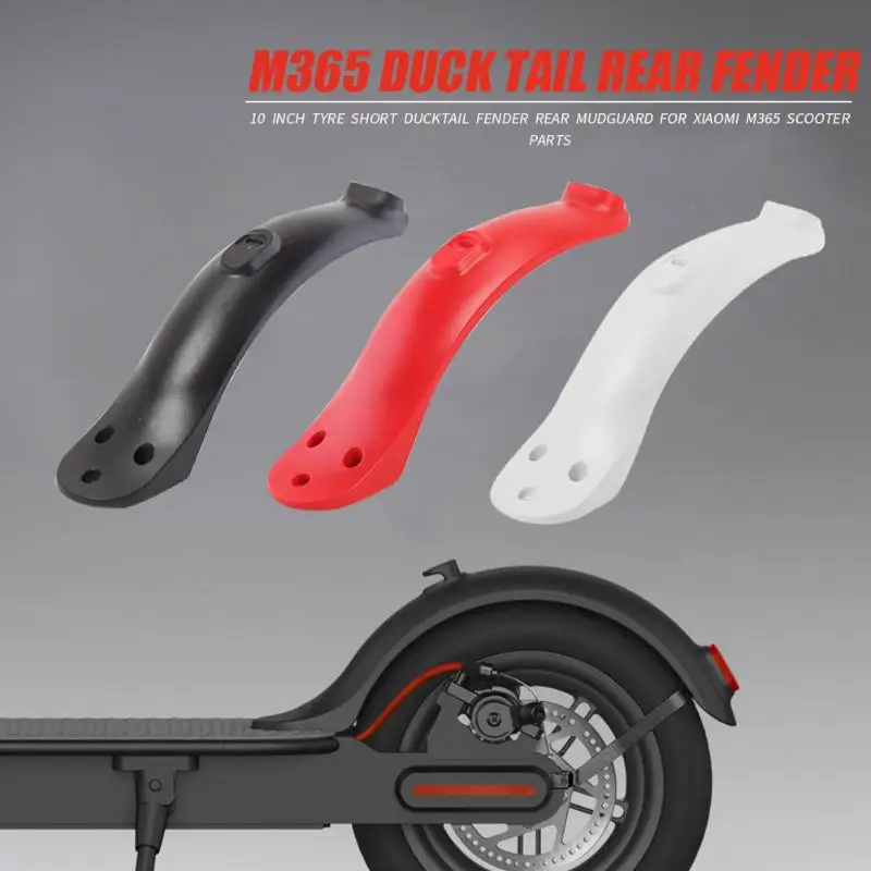 

Upgraded Splash Fender Short Ducktail for Xiaomi M365/M187/Pro Scooter Rear Mudguard Back Wing for Xiaomi M365 Scooter Accessory