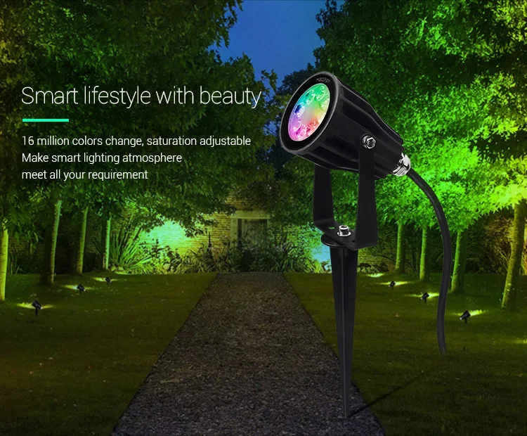 MiBOXER FUTC04 6 Вт 25 Вт RGB + CCT умный светодиодный светильник для сада AC 100 В ~ 220 В для наружного зеленого пространства/парка/дороги/украшения