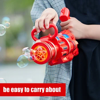 

Electric Bubble Machine Multifunctional Sound Light Music Automatic Bubble Blower Toy HUG-Deals