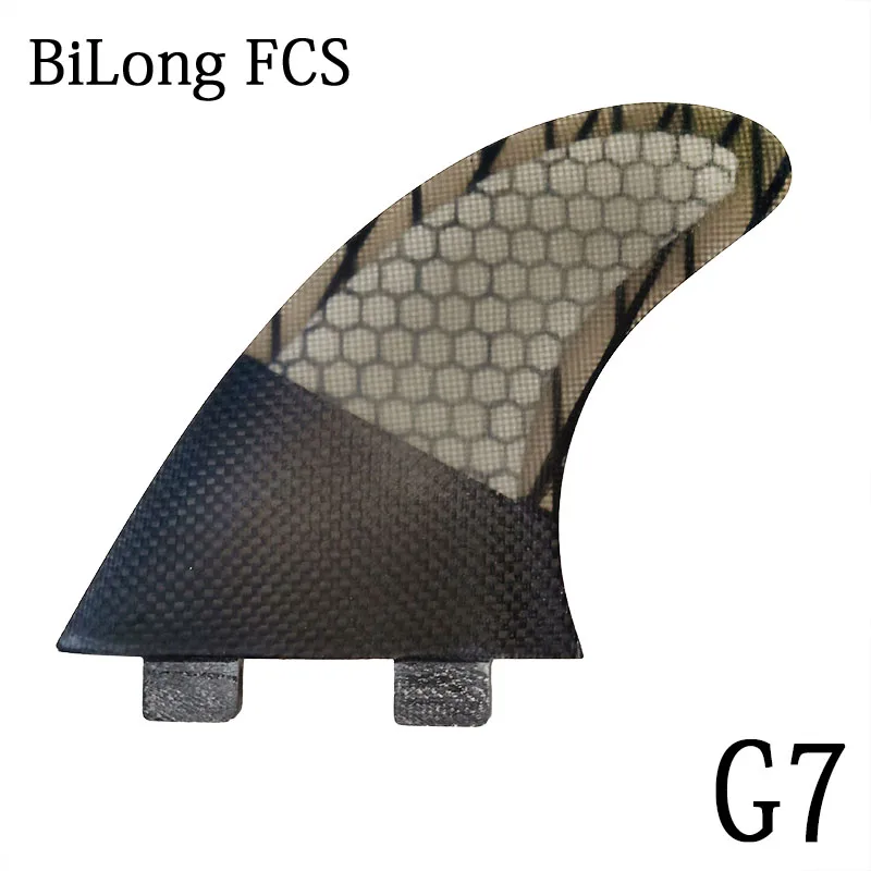 BiLong серфборд FCS fin Tri 3 шт. набор G7 Размер стекловолокно соты углеродное волокно L
