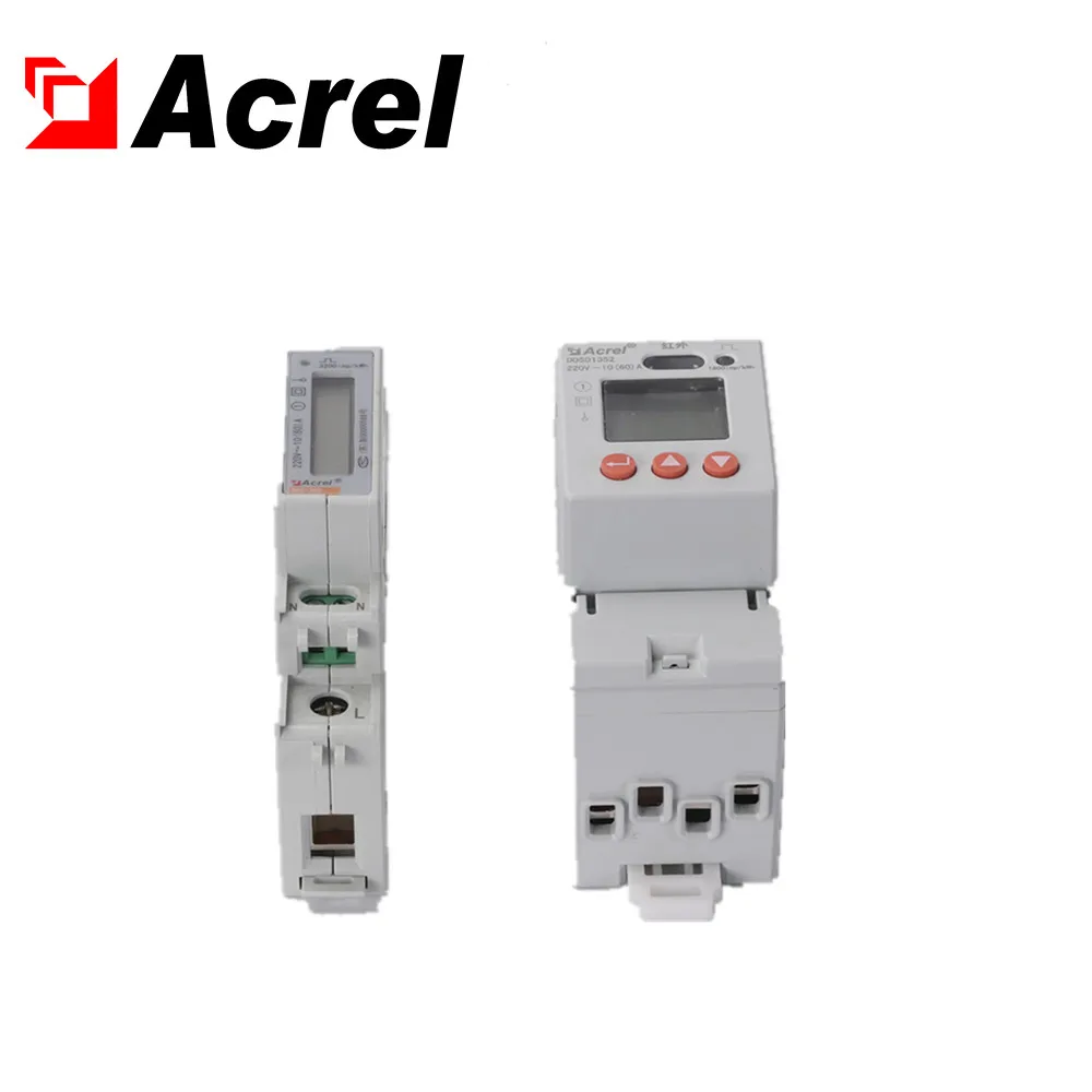 Acrel DDSD1352 однофазный корпус измерителя энергии для инвертора солнечного