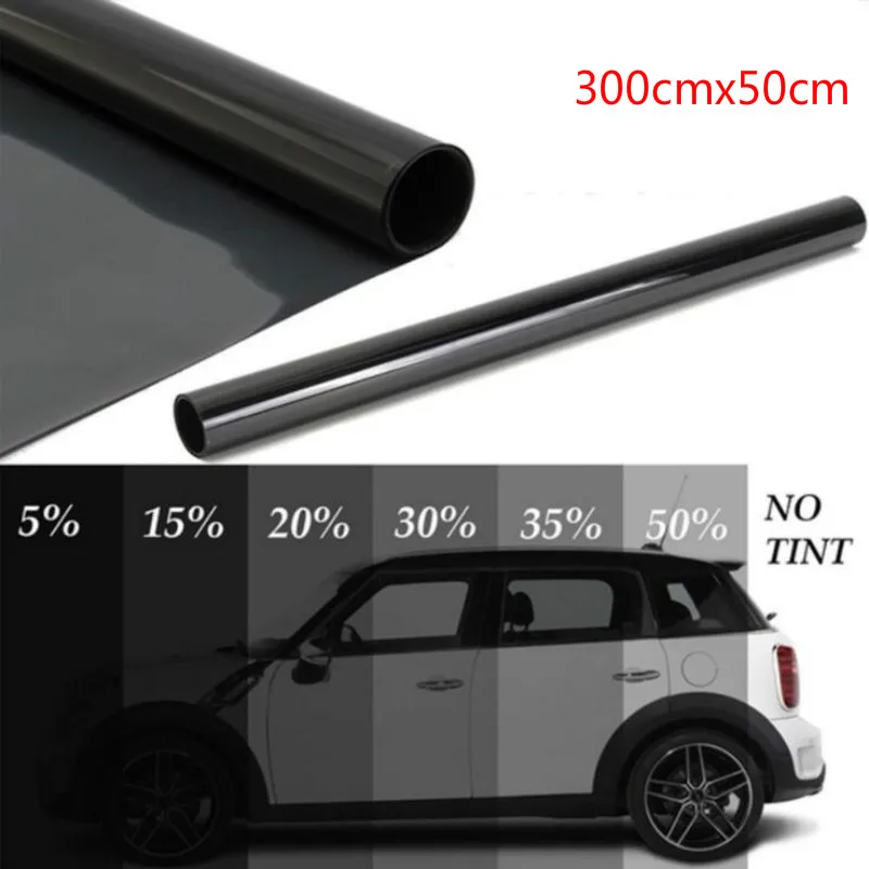 SUPERLIMO BLACK 3% WINDOW TINT FILM 20" BY 80 ft ROLL  THE DARKEST FILM WE SELL 