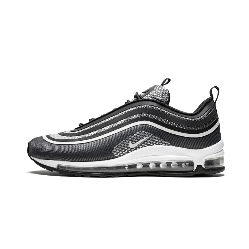 Оригинальные мужские кроссовки для бега Nike Air Max 97 UL '17, удобные спортивные уличные кроссовки, классическая спортивная Дизайнерская обувь 918356 - Цвет: 918356-001