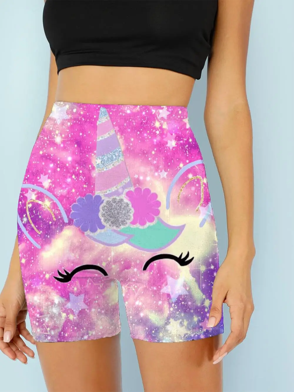 

3d Shorts Unicorn Shorts Women Animal Casual Galaxy Summer Colorful Short Womens Pants Beach Lady Cool High Quality