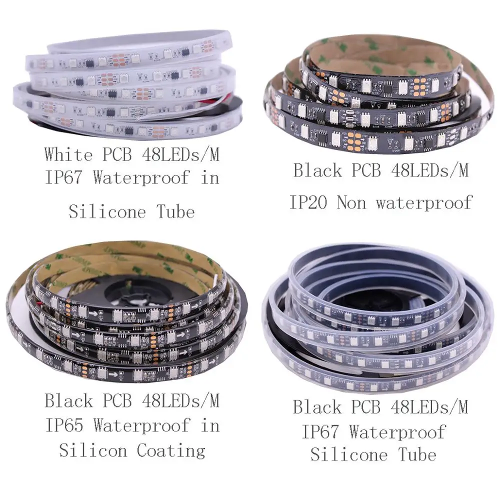 Светодиодный банд 12 в пост. Тока 5 м WS2811 Rgb 5050 светодиодный банд|addressable led|address