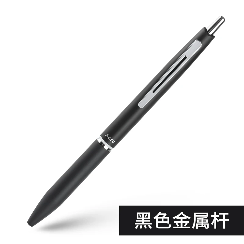Япония пилот BAC-30EF шариковая ручка прессованная металлическая Смола 0,5 мм Студенческая тонкая головка разноцветная ручка Ретро масляная офисная деловая ручка - Цвет: Black metal