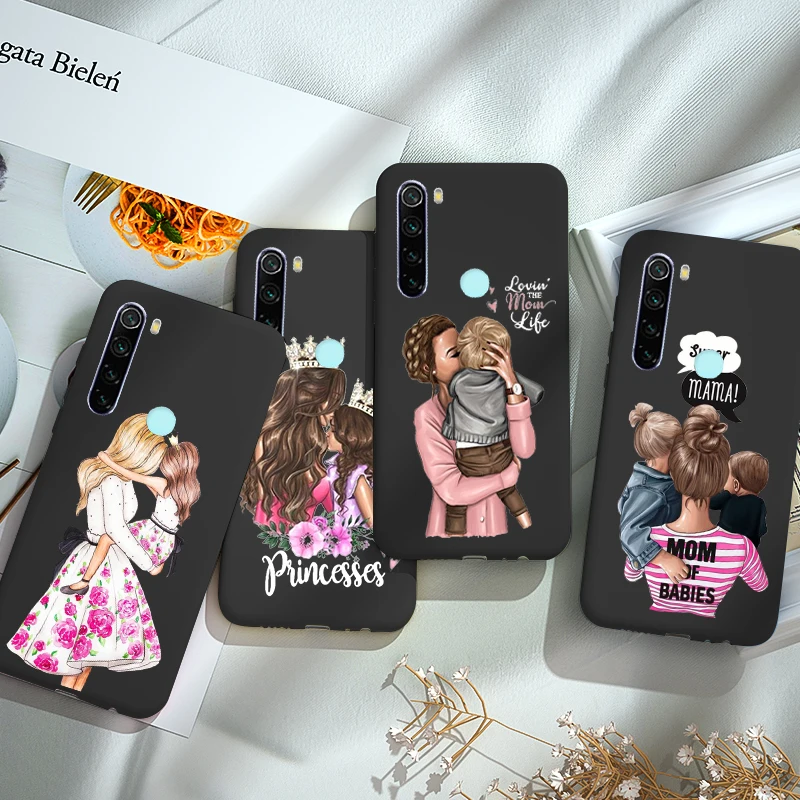 Черный чехол для Xiaomi Redmi Note 8 8T 7 6 5 Pro Plus 8A 7A 6A 5A Mi A3 K20 Global мягкий силиконовый женский