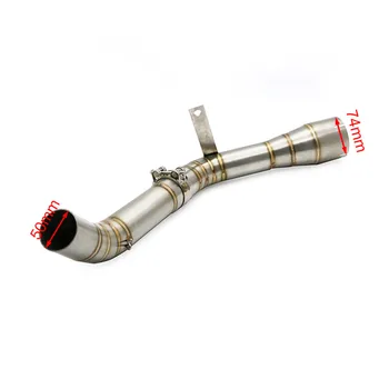 

Z900 Exhaust Muffler Modified Middle Link Pipe Ninja900 exhaust Catalyst Delete Pipe Slip-on For kawasaki Z900 Ninja900