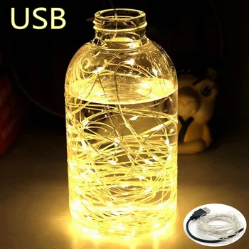 

Christmas Lights Garland LED String Fairy Light Battery Operated Decorative LED Lights Street Wedding Party New Year Decoration