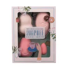 4 шт Макияж Блендер Губка для пудры консилер основа полировка красота яйцо