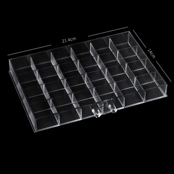 

120 Grids Desktop Storage Box Excellent Acrylic Nail Polish Rack Nail Accessories Holder Applicable to Nail Jewelry Display