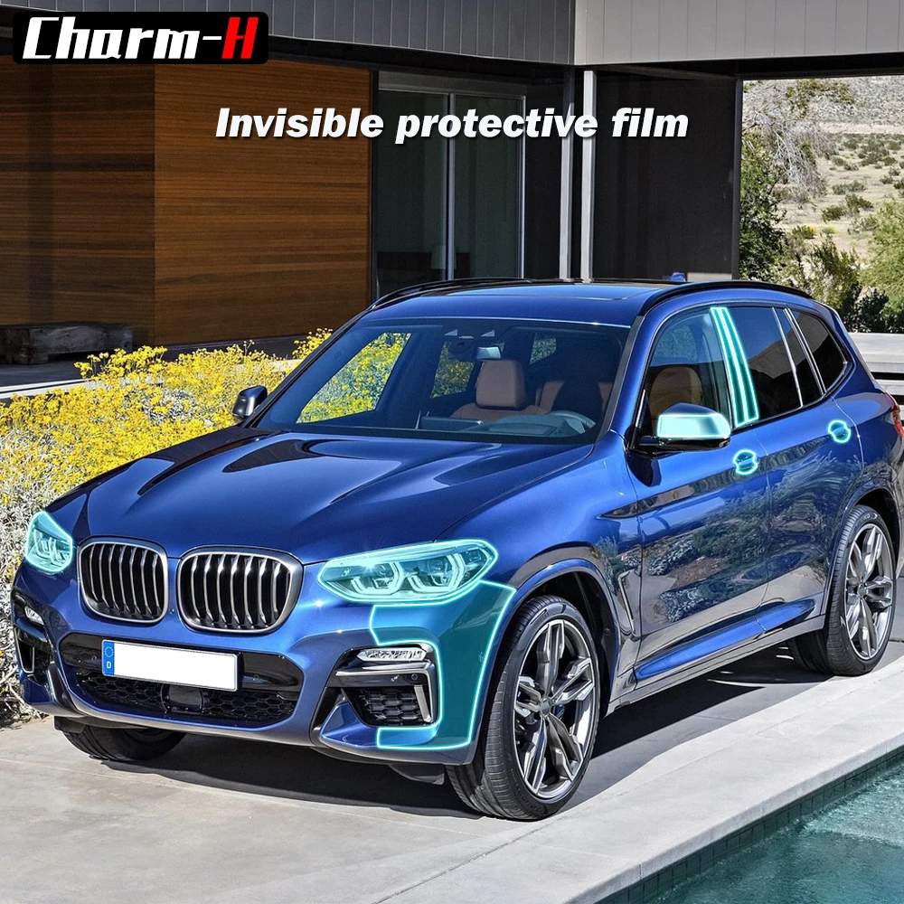 Anti Scratch Car Cover Body Bra Paint Protective Film Vinyl Wrap Kit Clear Transparent Stickers For BMW X3 g01 2018 Accessories