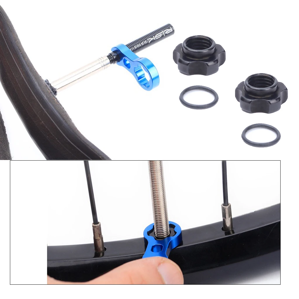 Alloy Bike Valve Adapter Removal Converts Schrader to Presta Conversion Nut