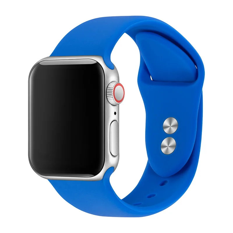 12 Ремешок для часов Apple Watch 38 мм 40 мм 42 мм 44 мм с двойной пряжкой силиконовый ремешок IWatch для Apple Watch серии 4,3, 2,1 81024 - Цвет ремешка: 12