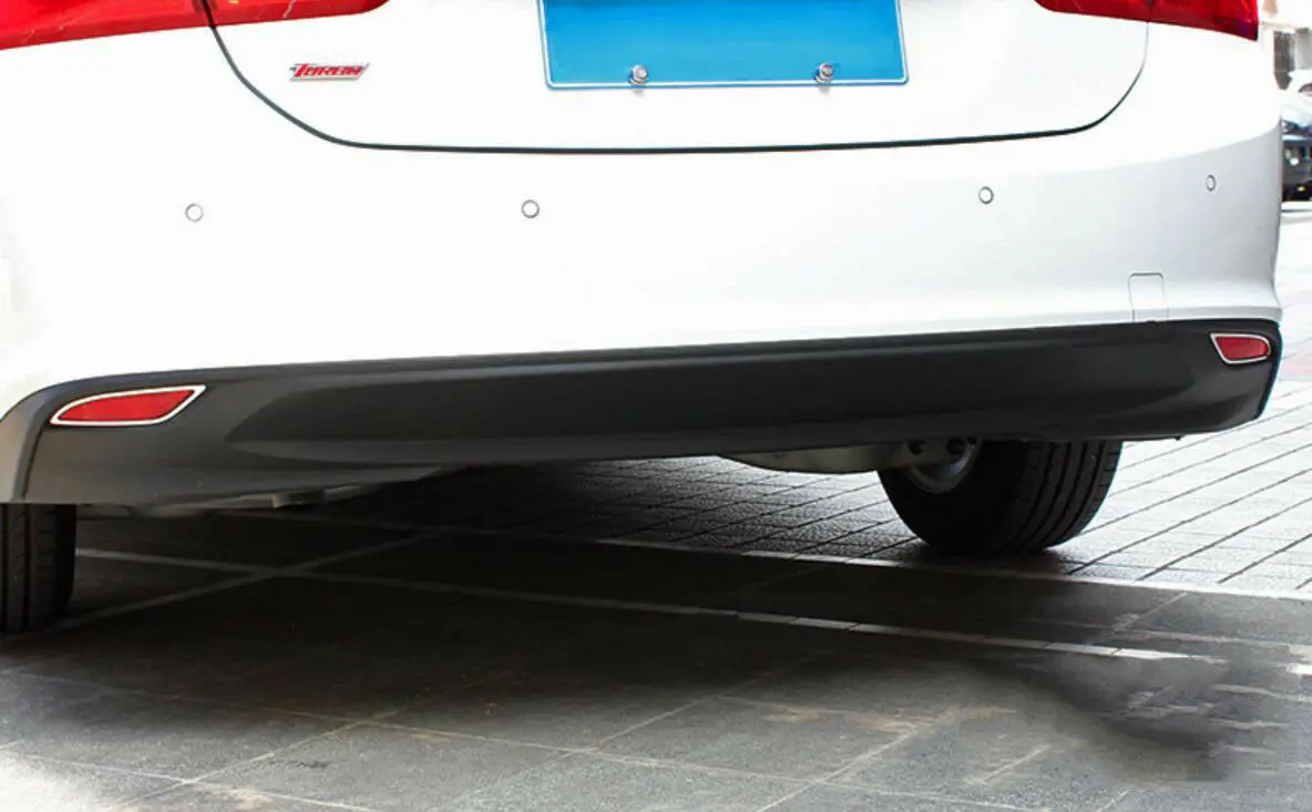 ABS Хромированная задняя противотуманная фара Крышка лампы отделка 2 шт для Chevrolet Malibu XL