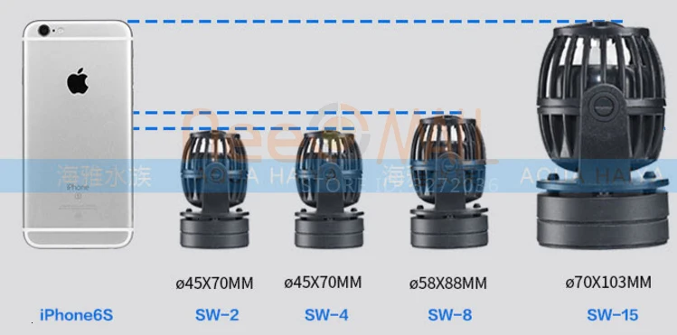 Jebao морской аквариум Беспроводной волны чайник насос SW-2 SW-4 SW-8 SW-15 RW4 RW8 RW15 RW20 Коралл цилиндр аквариума Водолей Марино