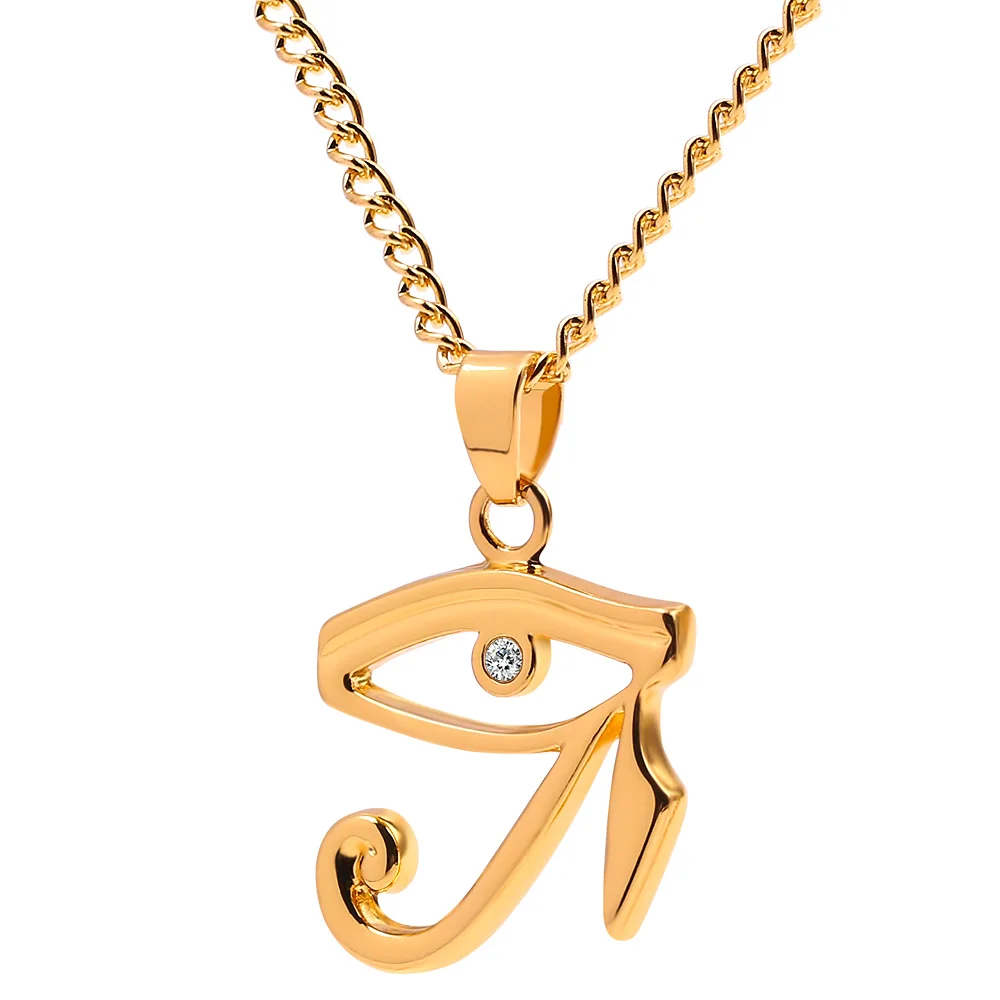 Новое ожерелье с египетскими богами Power Eye Стразы для глаз цепочкой до ключиц