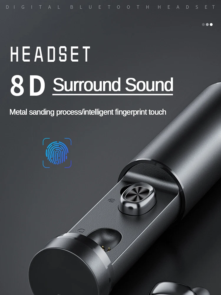 

B9 TWS Bluetooth Earphone 5.0 Wireless 8D HIFI Sport Earphone MIC Earbuds Gaming Music Headset For Xiaomi Samsung Huawei iphone