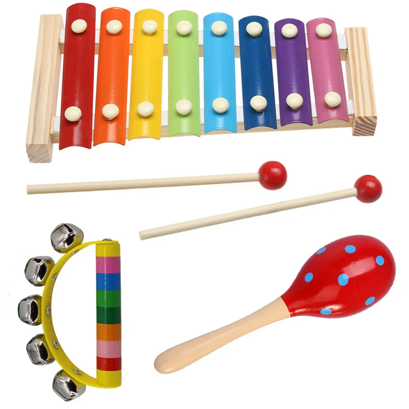 Детский игрушечный музыкальный инструмент игрушка деревянная рамка стиль ксилофон дети музыкальные Забавные игрушки Радужная башня Обучающие игрушки, подарки - Цвет: Style 9