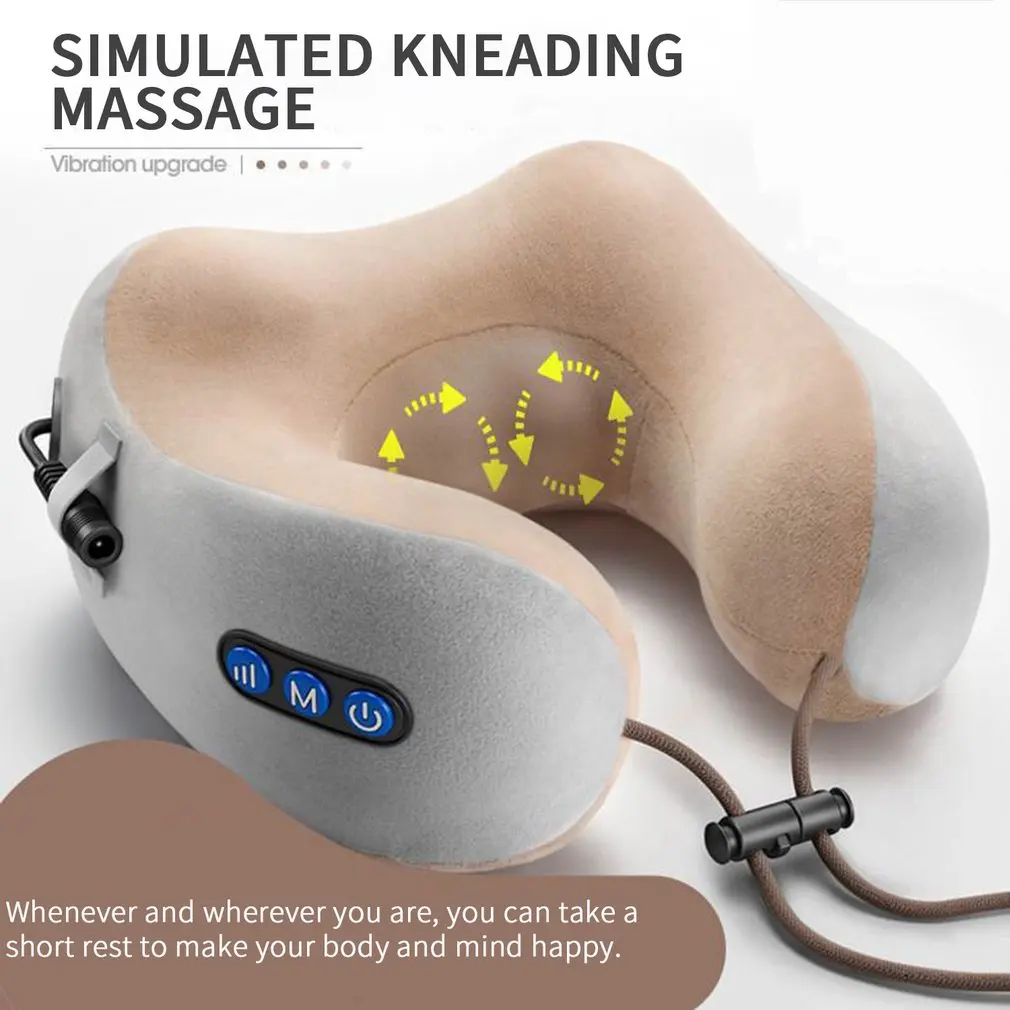 U-образная многофункциональная подушка массажное плечо и шейные позвонки Массажер для разминания инструмент для расслабления здоровья