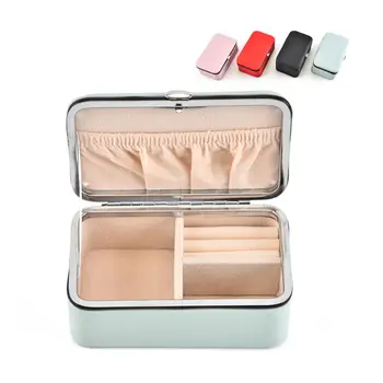 

Multi-function Jewelry Organizer Display Case Portable Grids Storage Box