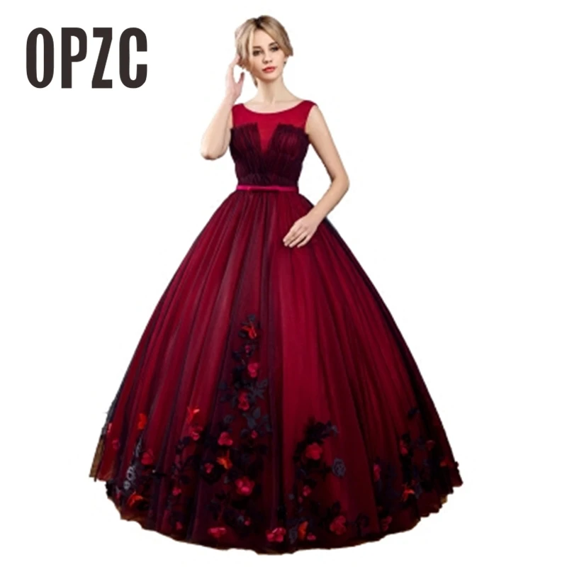 

Floral Print 2019 New Sweetheart Luxury Lace Party Vestidos Sleeveless 15 Anos Vintage vintage Quinceanera Dresses Gown 35