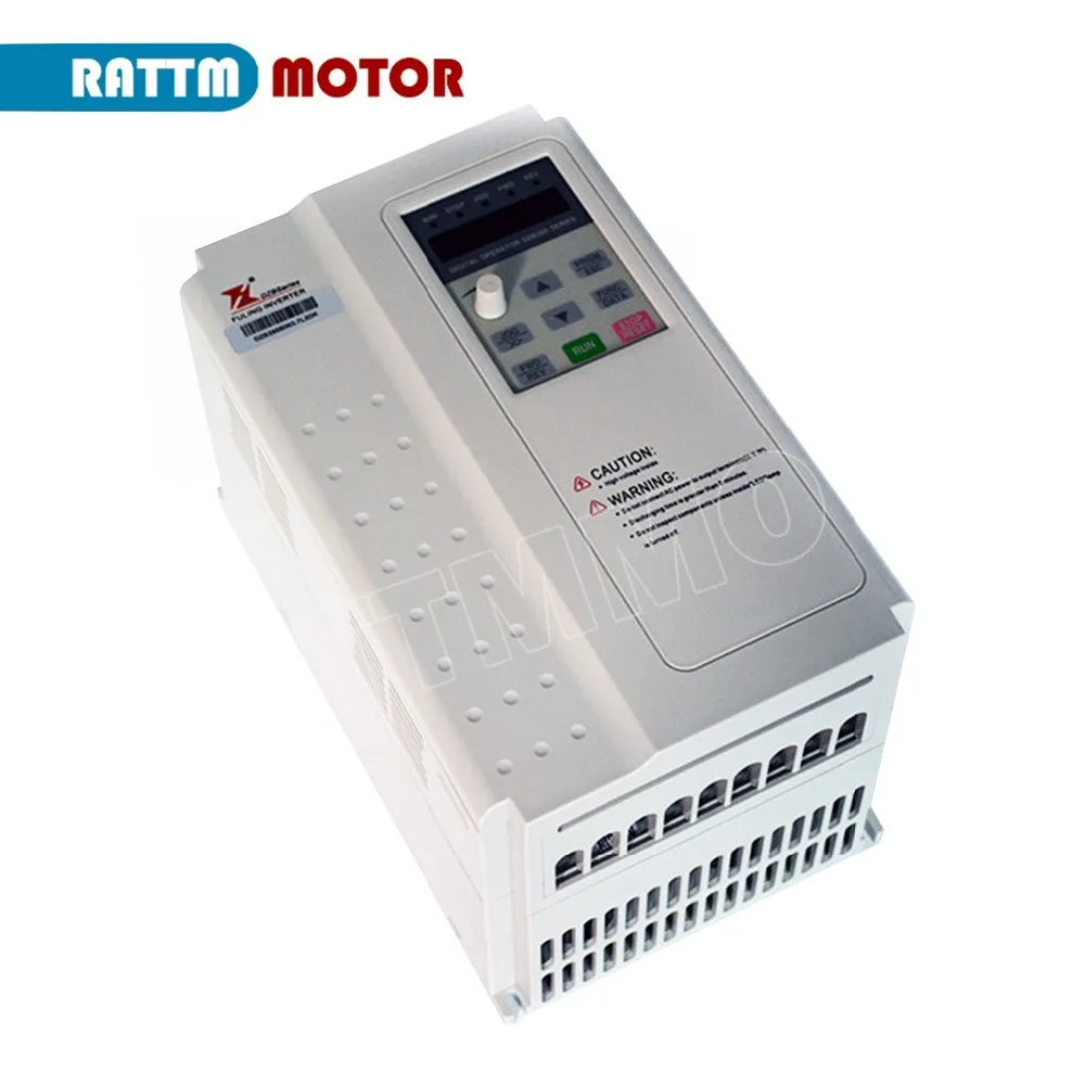 FULING бренд частые преобразования Инвертор VFD 5.5kw 220V 380V 3HP инвертор 1000HZ привод