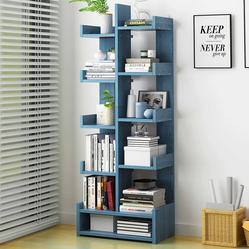 

Bookcase Minimalist Modern Bookshelf creative Storage Rack Multi-function Floating shelf Shelf wooden High quality locker shelf