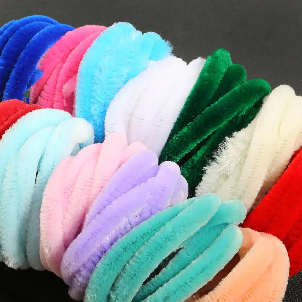 1 м/уп. красивые плюшевые палочки сделай сам стебли синели очистители труб