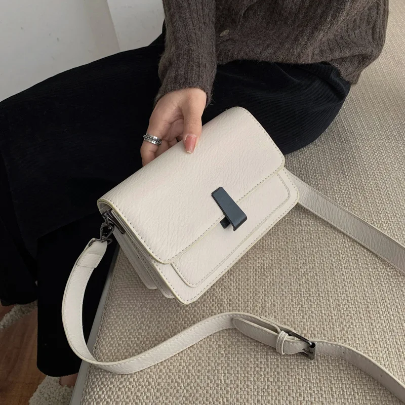 

Spring New Arrival Clip-on WOMEN'S Bag New Style 2020 Fashion Simple Square Sling Bag Korean-style Versatile Glorious Shoulder B