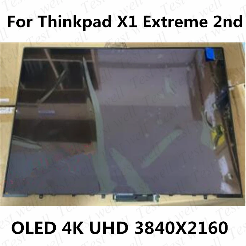 

Дигитайзер сенсорного экрана 15,6 дюйма UHD OLED для Lenovo ThinkPad X1 Extreme 2nd Gen 20QV 20QW FRU 01YN137 01YN138