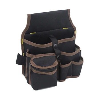 

Multifuction Oxford Cloth Waist Tool Bag Waterproof Electrician Waist Storage Pocket Pouch 600D Double Layer Oxford Cloth