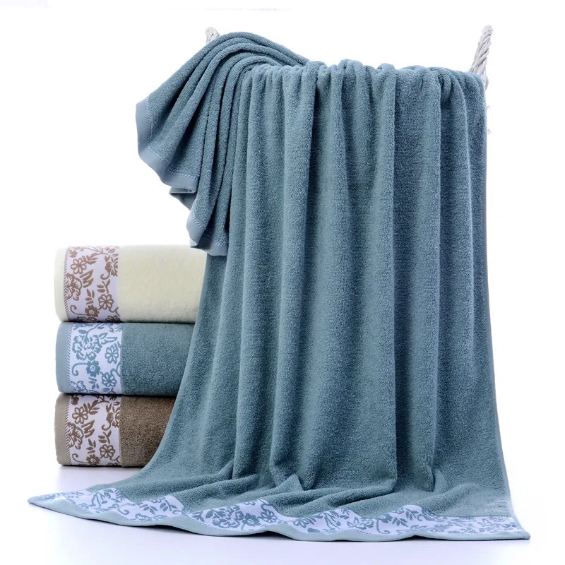 

Rattan Flower Bath Towel Soft Absorbent Beach Towel 70X140 Adult Bath Large Bath Towel