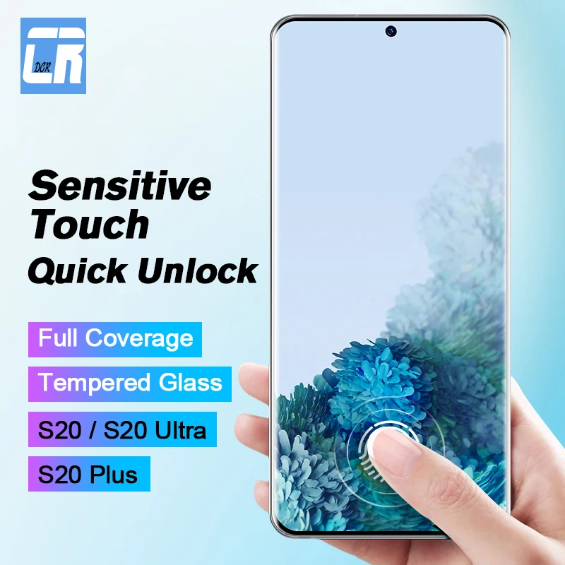 Защитное стекло для Samsung Galaxy S20 Ultra Plus Защитная пленка экрана s20 защитный чехол из