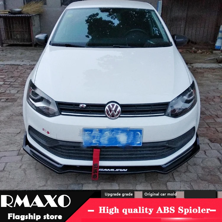 Спойлер для Volkswagen polo 2014 2018 задний спойлер ABS защитные бамперы переднего