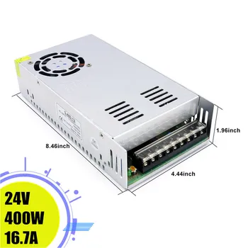 

Power Supply Lighting Transformer DC 24V 16.7A 400W For LED Strip Light Switching Power Adapter Driver Tools Switch Power Tools